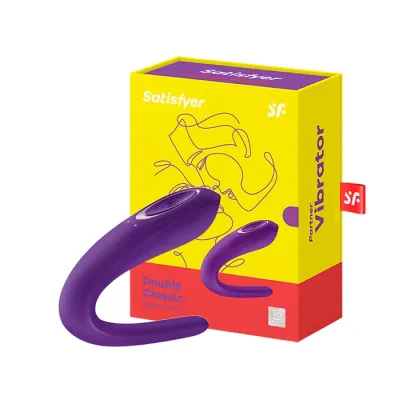 SATISFYER DOUBLE CLASSIC PARTNER VIBRATOR WIBRATOR DLA PAR