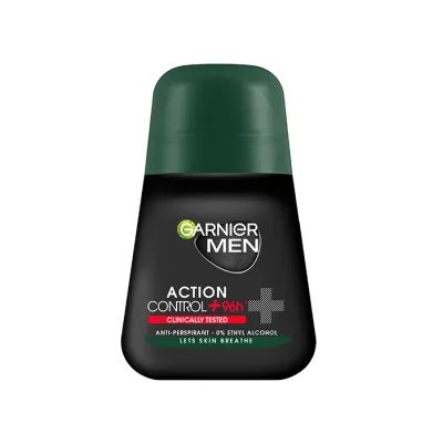 GARNIER MEN ACTION CONTROL+ 96H ANTYPERSPIRANT ROLL ON DLA MĘŻCZYZN 50ML