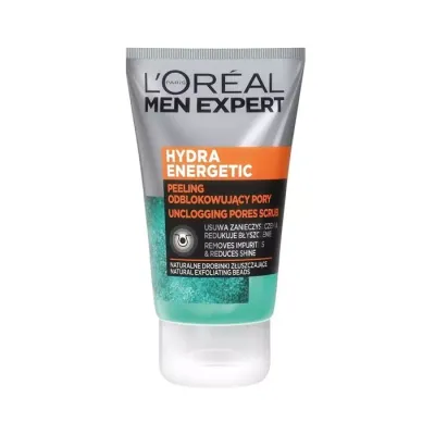 LOREAL MEN EXPERT HYDRA ENERGETIC PEELING ODBLOKOWUJĄCY PORY 100ML