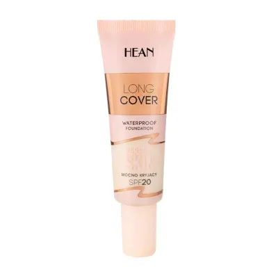 HEAN LONG COVER WODOODPORNY PODKŁAD KRYJĄCY SPF20 C4 WARM BEIGE 25ML