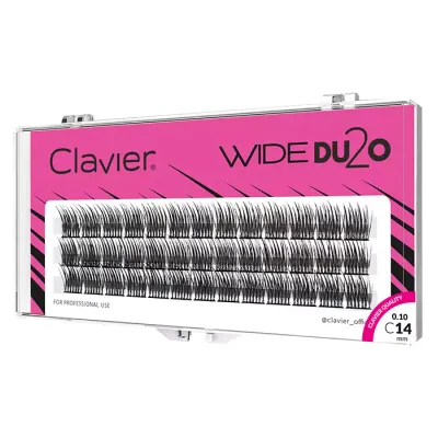 CLAVIER WIDE DU2O KĘPKI SZTUCZNYCH RZĘS 14MM