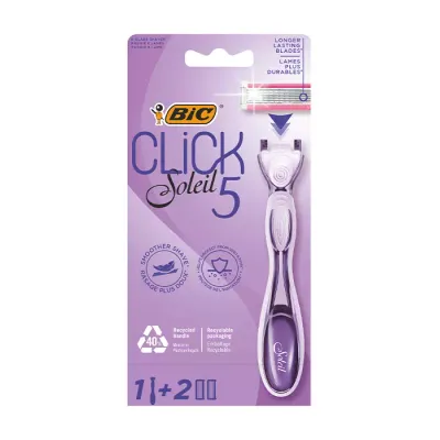 BIC CLICK SOLEIL5 MASZYNKA DO GOLENIA DLA KOBIET + 1 WKŁAD