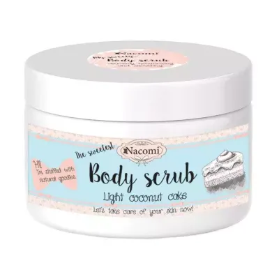 NACOMI BODY SCRUB PEELING DO CIAŁA KOKOSOWY TORT