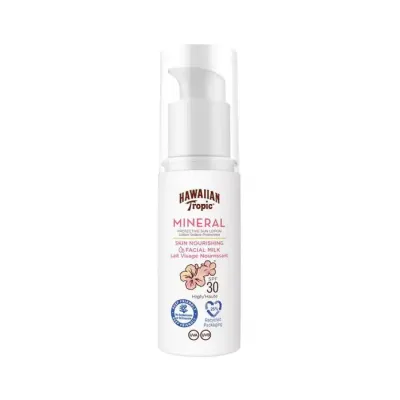 HAWAIIAN TROPIC MINERAL MLECZKO OCHRONNE DO TWARZY SPF30 50ML