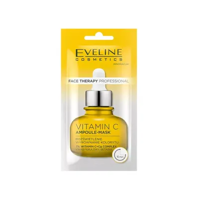 EVELINE FACE THERAPY PROFESSIONAL VITAMIN C MASECZKA ROZŚWIETLAJĄCA I WYRÓWNUJĄCA KOLORYT 8ML