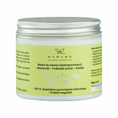 MAWAWO MEDIUM POROSITY HAIR MASKA DO WŁOSÓW ŚREDNIOPOROWATYCH 200ML