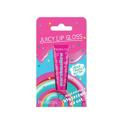 PERFECTA JUICY LIP GLOSS WYGŁADZAJĄCY BŁYSZCZYK DO UST MARSHMALLOW 10G