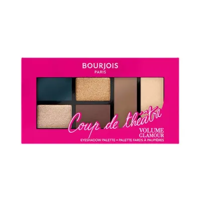 BOURJOIS VOLUME GLAMOUR COUP DE THEATRE PALETA CIENI DO POWIEK 02 CHEEKY LOOK 8,4G