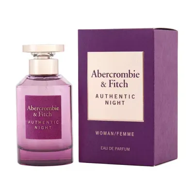 ABERCROMBIE & FITCH AUTHENTIC NIGHT WOMAN WODA PERFUMOWANA SPRAY 100ML