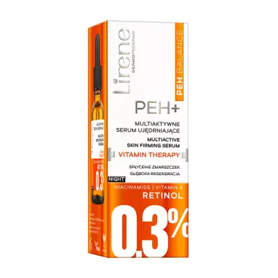 LIRENE PEH+ BALANCE MULTIAKTYWNE SERUM UJĘDRNIAJĄCE NA NOC VITAMIN THERAPY 30ML