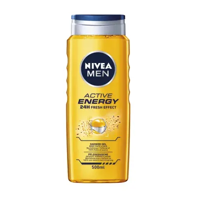 NIVEA MEN NIVEA MEN ACTIVE ENERGY 24 FRESH EFFECT ŻEL POD PRYSZNIC DLA MĘŻCZYZN 500ML