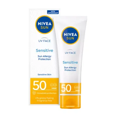 NIVEA SUN SENSITIVE KREM DO TWARZY SPF 50 50ML