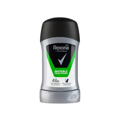 REXONA INVISIBLE FRESH POWER ANTYPERSPIRANT W SZTYFCIE DLA MĘŻCZYZN 50ML