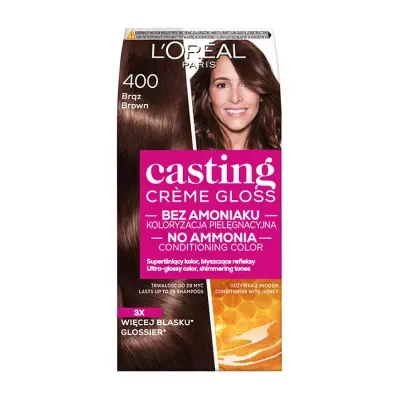 LOREAL CASTING CREME GLOSS FARBA KREM 400 BRĄZ