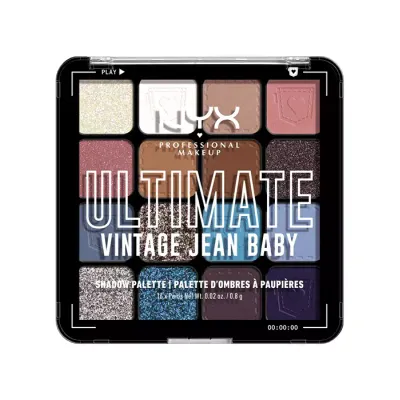 NYX PROFESSIONAL MAKEUP ULTIMATE PALETA CIENI DO POWIEK VINTAGE JEAN BABY 12,8G