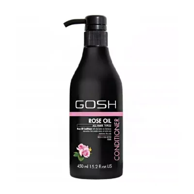 GOSH ROSE OIL WEGAŃSKA ODŻYWKA DO WŁOSÓW PRZETŁUSZCZAJĄCYCH SIĘ 450ML