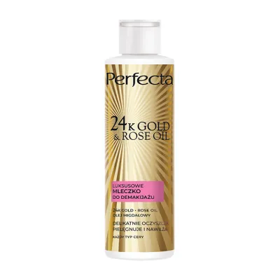 Perfecta 24K Gold & Rose Oil luksusowe mleczko do demakijażu 200ml