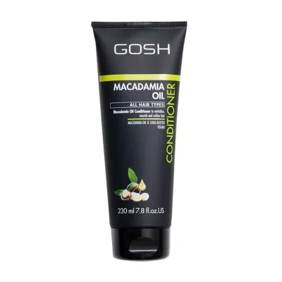 GOSH MACADAMIA OIL WEGAŃSKA ODŻYWKA DO WŁOSÓW SUCHYCH 230ML