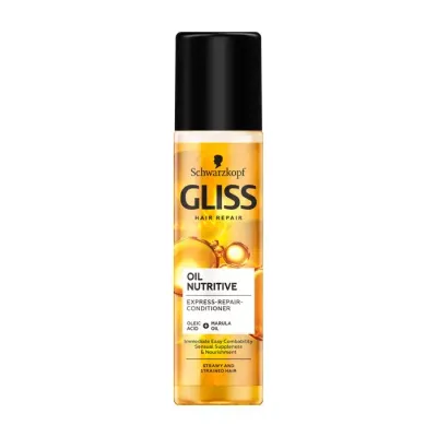 GLISS OIL NUTRITIVE EKSPRESOWA ODŻYWKA DO WŁOSÓW PRZESUSZONYCH I NADWYRĘŻONYCH 200ML