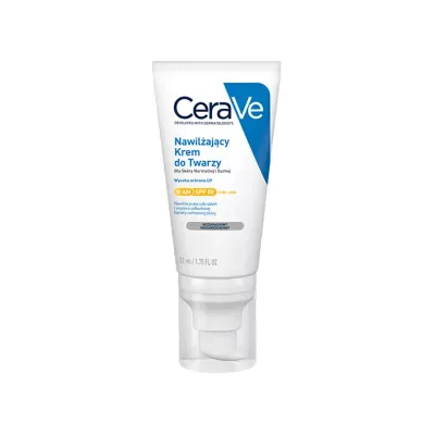 CERAVE NAWILŻAJĄCY KREM DO TWARZY SKÓRA NORMALNA I SUCHA SPF 50 52ML