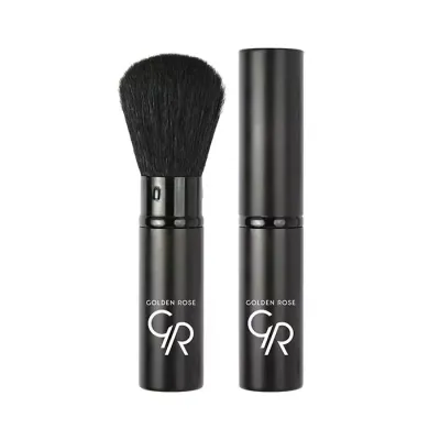 GOLDEN ROSE RETRACTABLE POWDER BRUSH WYSUWANY PĘDZEL DO PUDRU