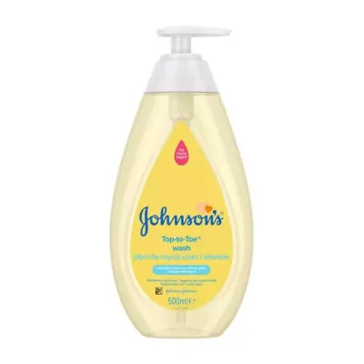 JOHNSON'S TOP-TO-TOE PŁYN DO MYCIA CIAŁA I WŁOSÓW 500ML