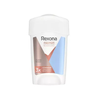 REXONA MAXIMUM PROTECTION ANTYPERSPIRANT W KREMIE DLA KOBIET CLEAN SCENT 45ML