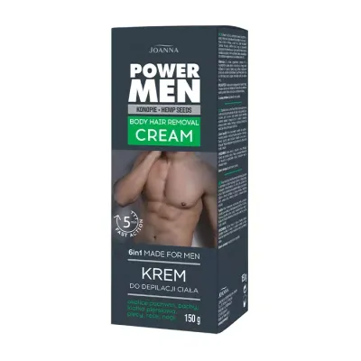 JOANNA POWER MEN KREM DO DEPILACJI DLA MĘŻCZYZN 150G