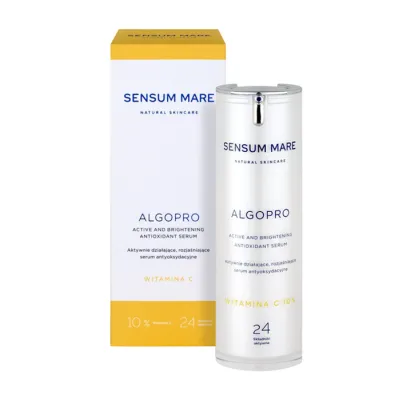 SENSUM MARE ALGOPRO C AKTYWNIE DZIAŁAJĄCE ROZJAŚNIAJĄCE SERUM ANTYOKSYDACYJNE Z WITAMINĄ C 10% 30ML