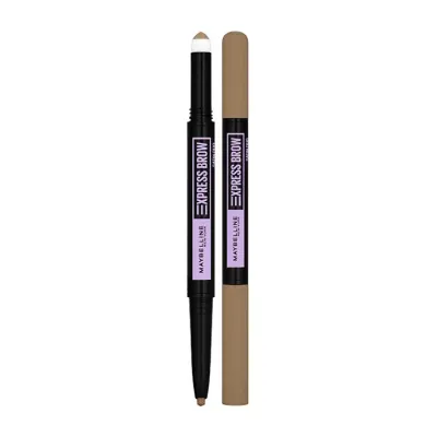 MAYBELLINE EXPRESS BROW SATIN DUO DWUSTRONNA KREDKA DO BRWI 01 DARK BLONDE