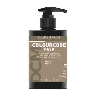 DIAPASON COSMETICS MILANO COLOURCODE KOLORYZUJĄCA MASKA DO WŁOSÓW BEIGE 300ML