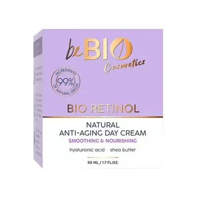 BEBIO BIO RETINOL NATURALNY KREM ANTI-AGING DO TWARZY NA DZIEŃ 50ML