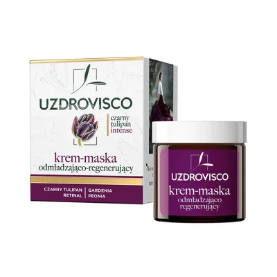 UZDROVISCO CZARNY TULIPAN INTENSE MASKA KREM ODMŁADZAJĄCO-REGENERUJĄCY 50ML