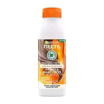 GARNIER FRUCTIS PAPAYA HAIR FOOD REGENERUJĄCA ODŻYWKA DO WŁOSÓW 350ML