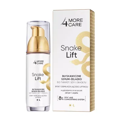 MORE4CARE SNAKE LIFT BŁYSKAWICZNE SERUM-ŻELAZKO DO TWARZY 35ML