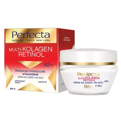 PERFECTA MULTI-KOLAGEN RETINOL KREM NA DZIEŃ I NA NOC 40+ 50ML