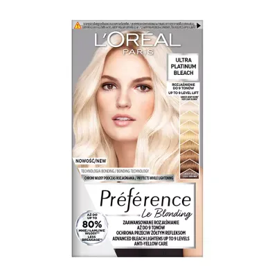 LOREAL PREFERENCE ROZJAŚNIACZ DO WŁOSÓW ULTRA PLATINUM