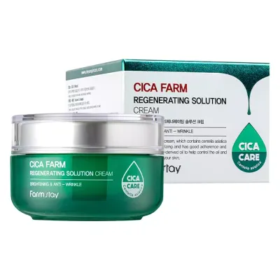 FARMSTAY CICA FARM REGENERATING SOLUTION CREAM KREM REGENERUJĄCY DO TWARZY 50ML