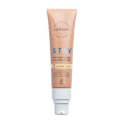 LUMENE STAY FOUNDATION PODKŁAD DO TWARZY W PŁYNIE 0 ULTRA LIGHT 30ML