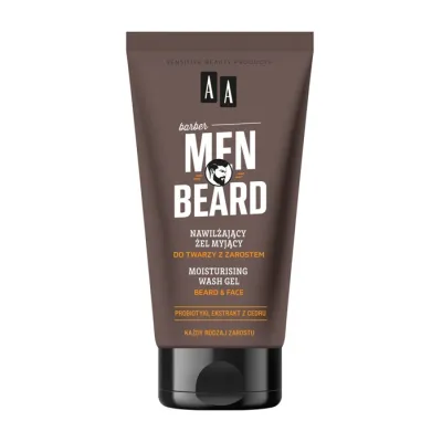 AA MEN BEARD ŻEL MYJĄCY DO TWARZY Z ZAROSTEM 150ML