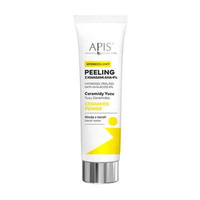 APIS CERAMIDE POWER HYDROŻELOWY PEELING DO TWARZY Z KWASAMI AHA 4% 100ML