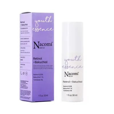 NACOMI NEXT LEVEL YOUTH ESSENCE RETINOL + BAKUCHIOL SERUM DO TWARZY 30ML