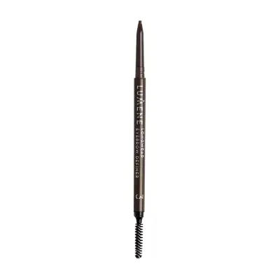 LUMENE LONGWEAR EYEBROW DEFINER WEGAŃŚKA AUTOMATYCZNA KREDKA DO BRWI 3 ASH BROWN 0,09G