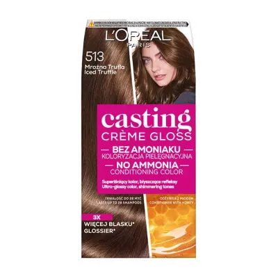 LOREAL CASTING CREME GLOSS FARBA DO WŁOSÓW 513 MROŹNE TRUFLE