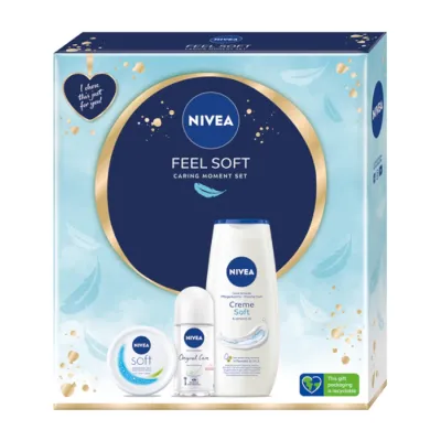 NIVEA FEEL SOFT ZESTAW KOSMETYKÓW DLA KOBIET