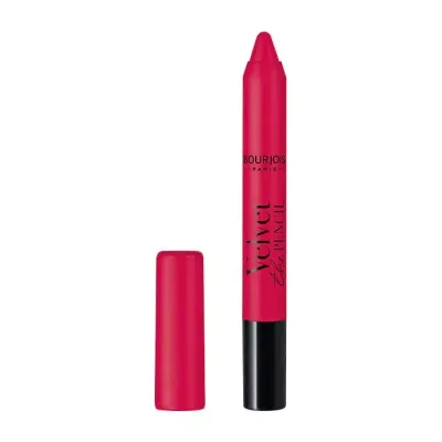 BOURJOIS VELVET THE PENCIL 2W1 POMADKA W KREDCE I KONTURÓWKA 13 FRAMBOISE GRIFFÉE 3G