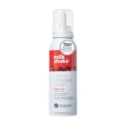 MILK SHAKE COLOUR WHIPPED CREAM ODŻYWCZA PIANKA KOLORYZUJĄCA DO WŁOSÓW LIGHT RED 100ML