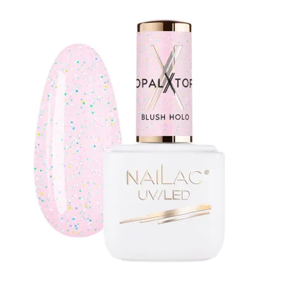 NAILAC OPALX TOP HYBRYDOWY BLUSH HOLO 7ML