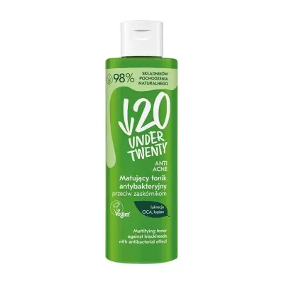 UNDER TWENTY ANTI ACNE MATUJĄCY TONIK ANTYBAKTERYJNY 200ML