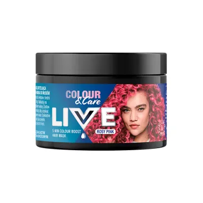 SCHWARZKOPF LIVE COLOUR & CARE KOLORYZUJĄCA MASKA DO WŁOSÓW PINK 150ML